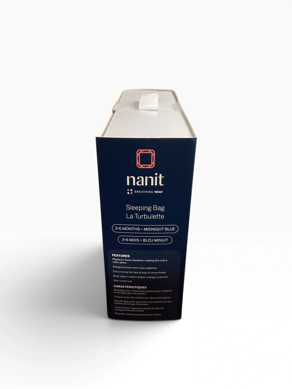Brand New-Nanit Breathable Baby Sleeping Bag - Navy with White Pattern